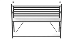 Toli 3'lü Raf 120 cm (Dikey)